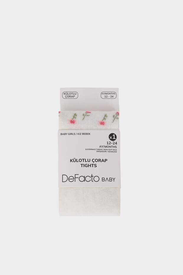 Baby Girl Seamless Cotton Pantyhose E7164A5Ns