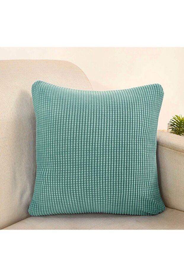 Lycra Flexible Special Design Decorative Throw Pillow Cover (Compatible between 40X40 - 45X45 cm)