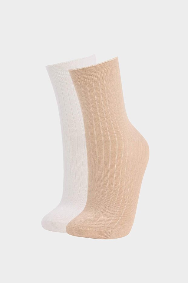Women's Seamless Comfortable Elastic Ultra Soft 2-Piece Bamboo Premium Socks E8668Axns