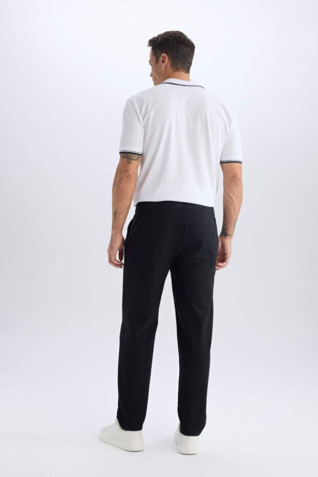 %100 Pamuk Regular Fit Normal Kesim Yazlık Jogger Pantolon D1045AX25SP - 6