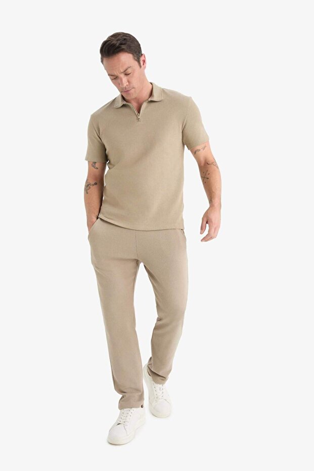 Regular Fit Eşofman Altı Beli Bağcıklı Cep Detaylı Düz Paça D9701AX25SP - 3