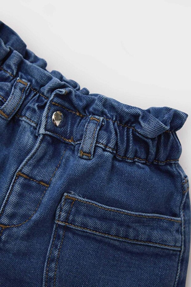 Kız Bebek Paperbag Jean Şort E0425A525SM - 3