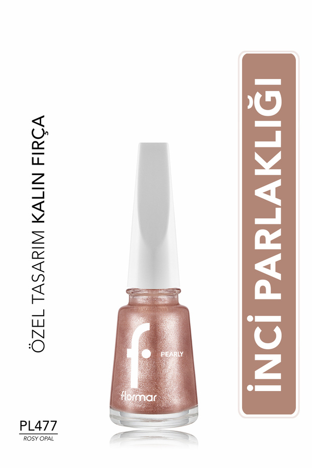 Pearly Yarı Transparan & Parlak Bitişli Sedefli Oje - 1