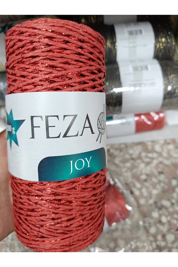 joy simli pullu kağıt ip KIRMIZI - 1