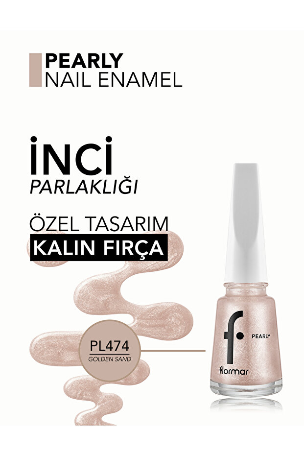 Pearly Yarı Transparan & Parlak Bitişli Sedefli Oje - 4