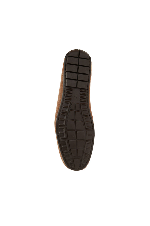 Tütün Erkek Süet Deri Loafer - 5