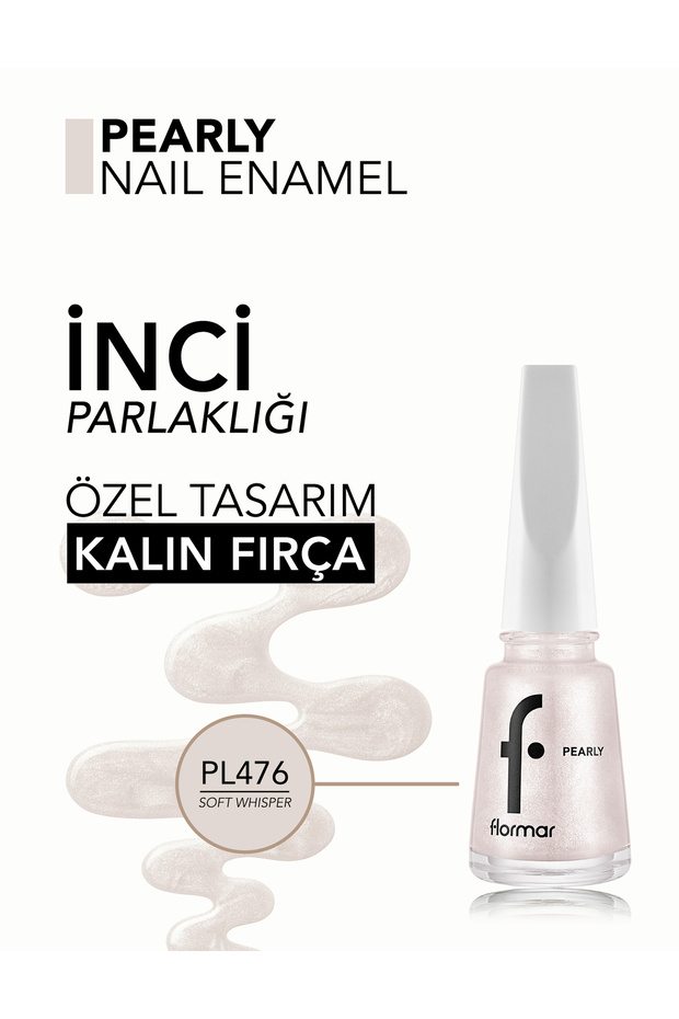 Pearly Yarı Transparan & Parlak Bitişli Sedefli Oje - 4