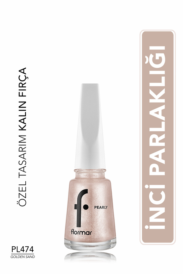 Pearly Yarı Transparan & Parlak Bitişli Sedefli Oje - 1