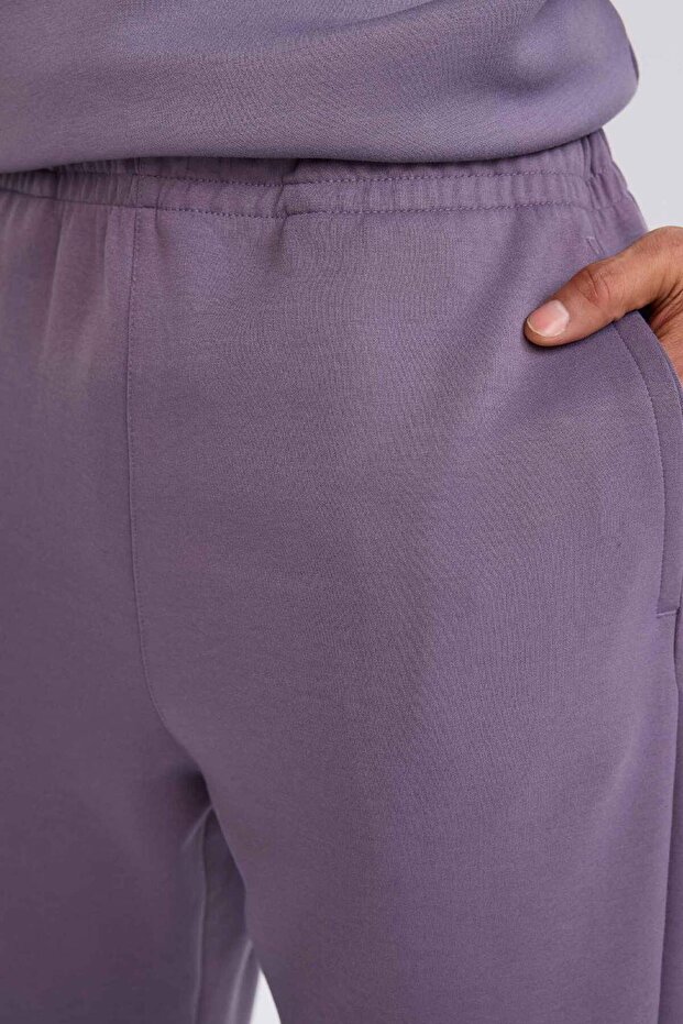 DeFactoFit Standart Fit Cep Detaylı Jogger Paça Skuba Dalgıç Kumaş Sporcu Jogger E6421AX25SP - 5