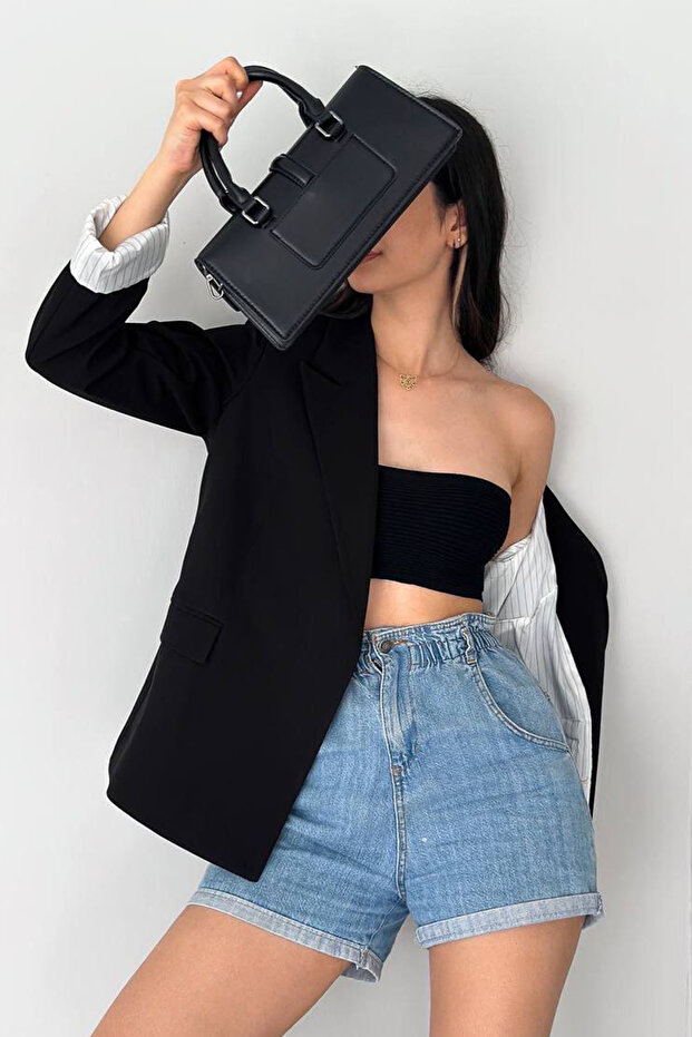 Kadın Blazer Ceket SIYAH - 5