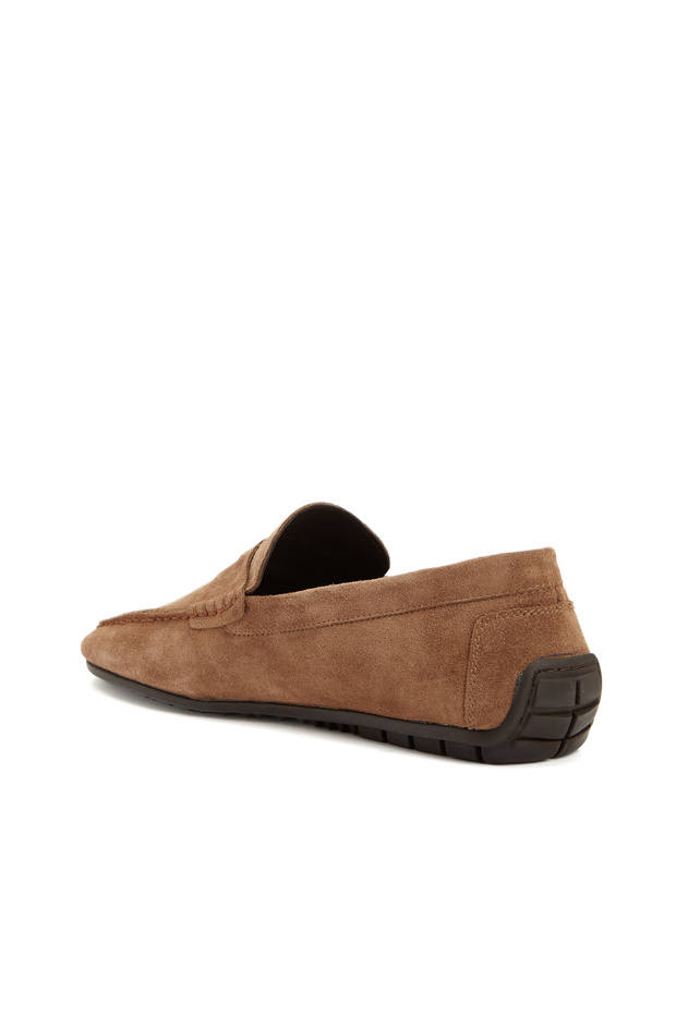 Tütün Erkek Süet Deri Loafer - 3