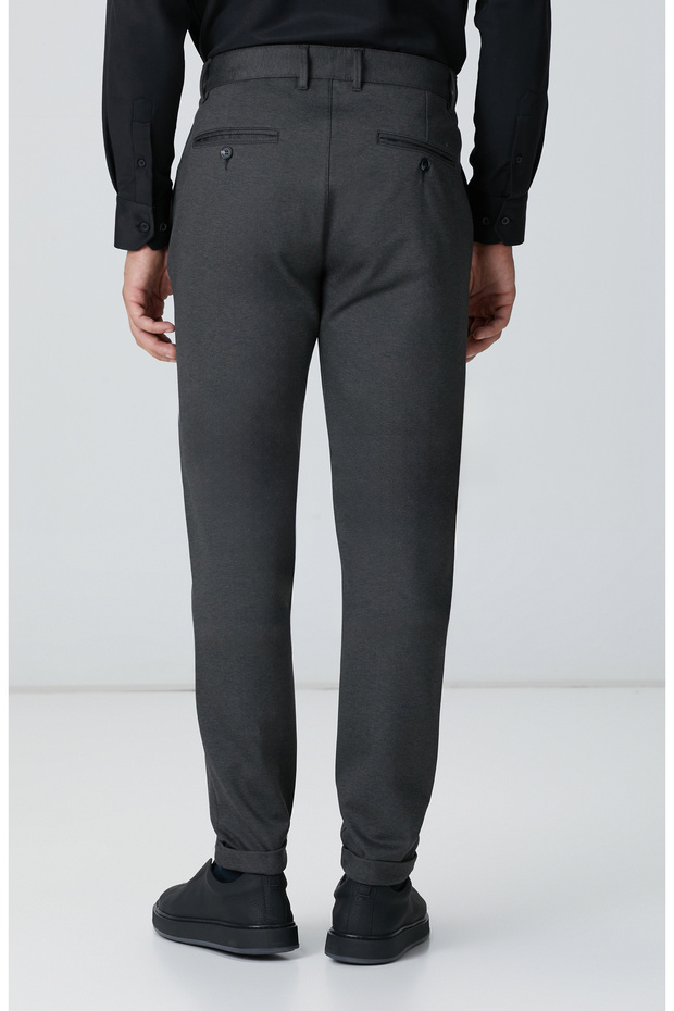 Antrasit Jogger Örme Pantolon - 3