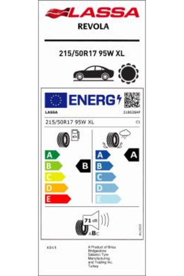 Revola 215/50/R17/95W XL Yaz Lastiği (Üretim Yılı 2024) - 4