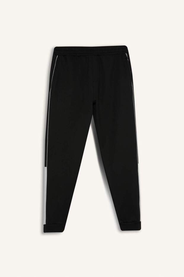 DeFactoFit Standart Fit Jogger Eşofman Altı Skuba Dalgıç Kumaş Sporcu Beli Lastikli B4537AX25SP - 4