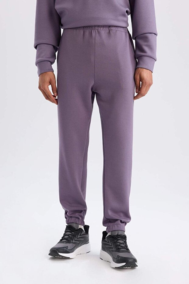 DeFactoFit Standart Fit Cep Detaylı Jogger Paça Skuba Dalgıç Kumaş Sporcu Jogger E6421AX25SP - 4
