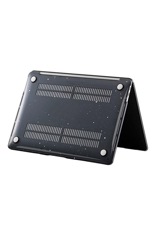 Macbook Pro Kılıf 14.2inç M1-m2-m3-m4 Simli Kristal Star A2442 A2779 A2992 A2918 A3112 A3401 A3185 - 6
