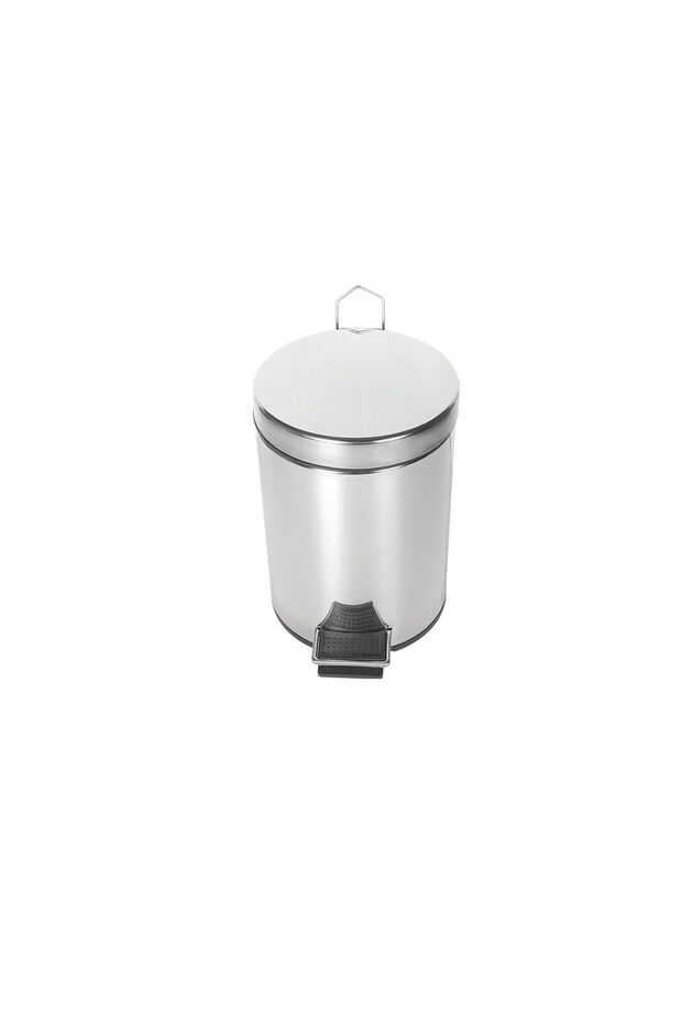 Chrome Pedal Trash Can 12 Lt, Stylish and Durable, Practical Use - 2