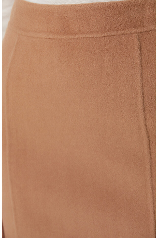 Limited Camel Yün Etek - 6