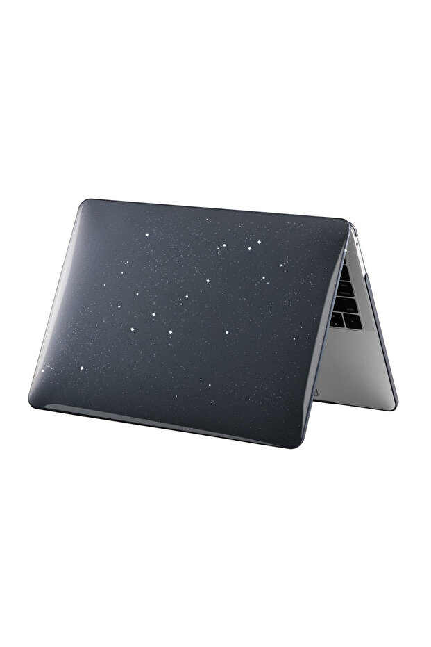 Macbook Pro Kılıf 14.2inç M1-m2-m3-m4 Simli Kristal Star A2442 A2779 A2992 A2918 A3112 A3401 A3185 - 4