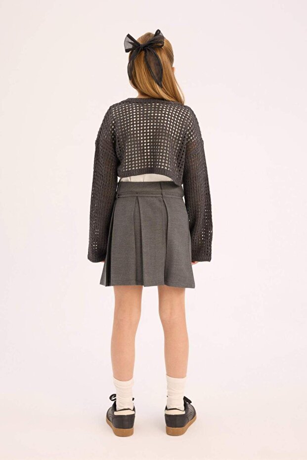 Kız Çocuk Pileli Etek D9341A825SP - 8