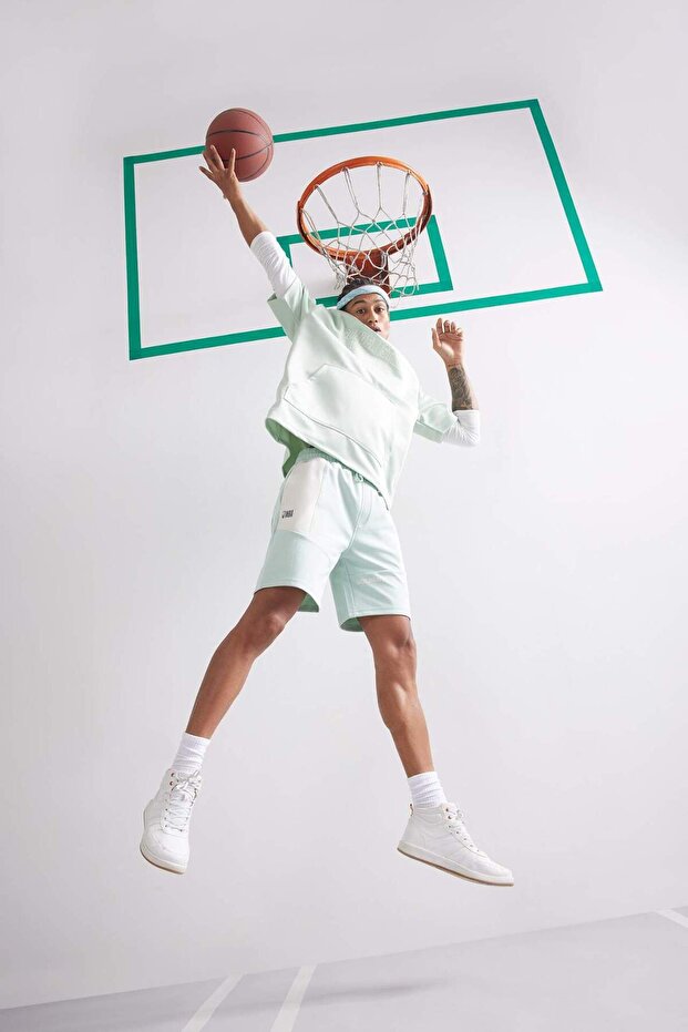 DeFactoFit NBA Golden State Warriors Standart Fit Kısa Paça Şort D8621AX25SP - 2