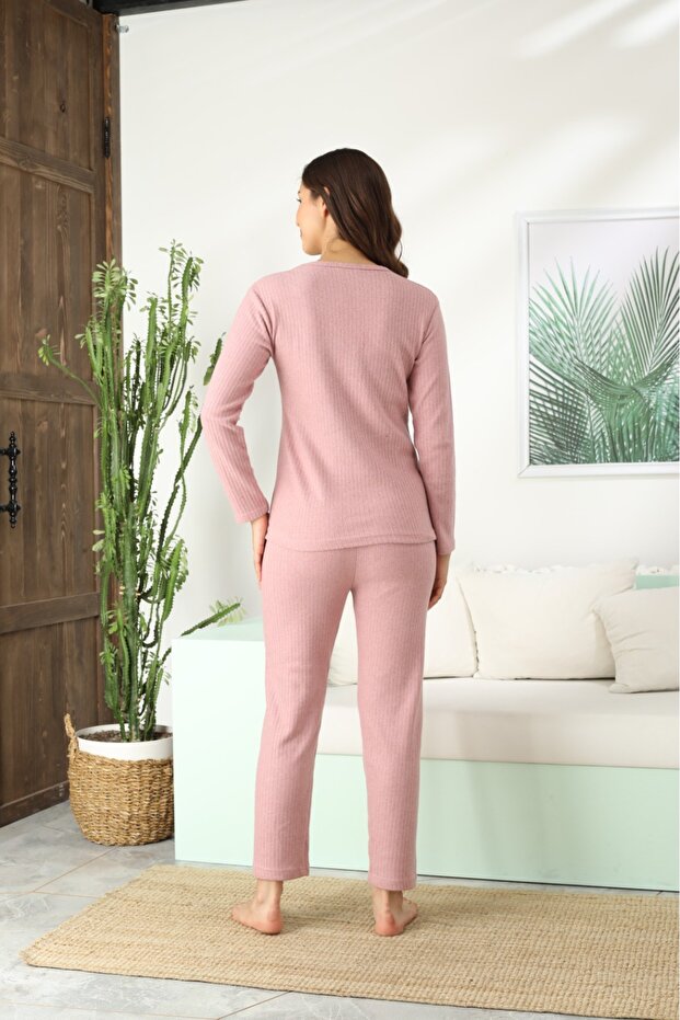 Kışlık Yumuoş Pıjama takımı - 3
