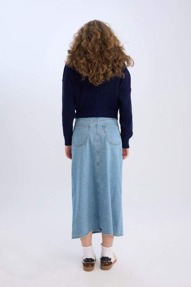 Long Fit Midi Jean Etek D7985AX25SP - 5