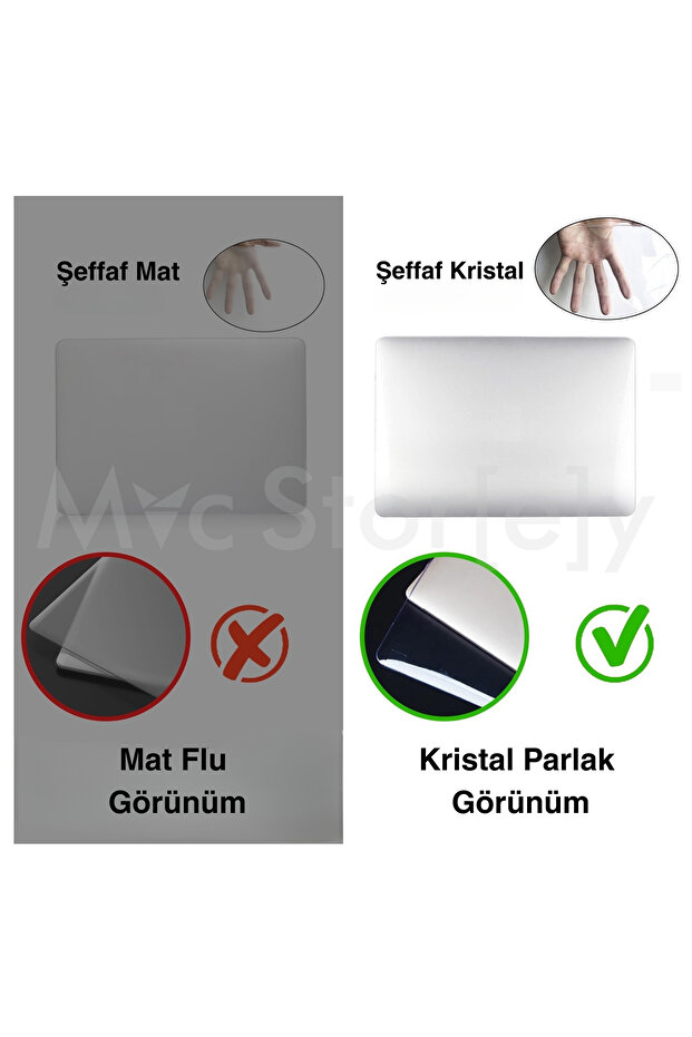 Macbook Pro Kılıf 16.2 inç M4 M3 M2 M1 Simli Kristal Sert Kapak A2485 A2780 A2991 A3403 A3186 Uyumlu - 7