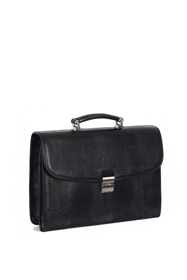 Leather Black Briefcase 255 10
