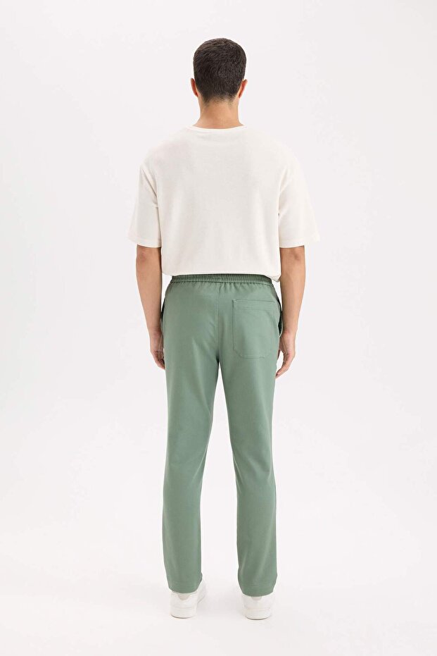 Yazlık Jogger Pantolon Beli Bağcıklı Cepli D5966AX25SP - 6