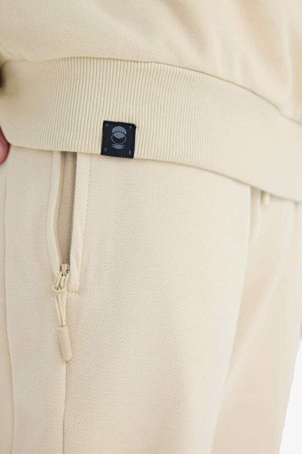 Boxy Fit Bisiklet Yaka Basic Düz Pike Sweatshirt E1519AX25SP - 6