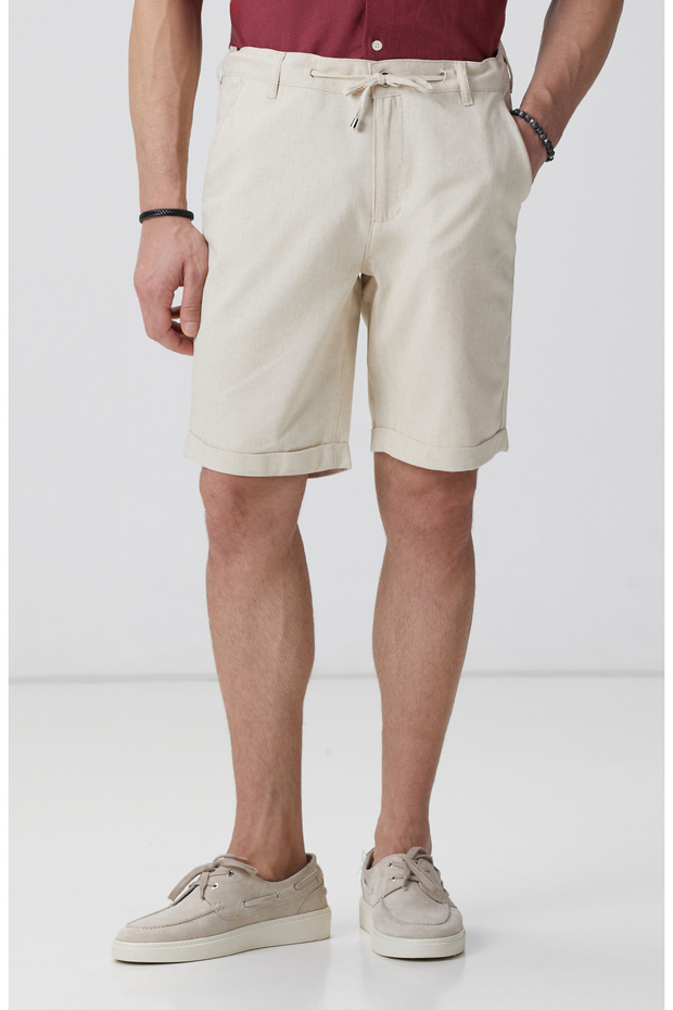 Naturel Chino Şort - 2