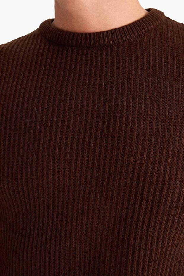 Regular Fit Bisiklet Yaka Triko Kazak A5268AX24AU - 5