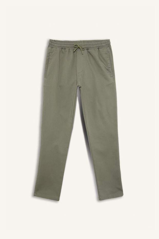 Yazlık Jogger Pantolon Beli Bağcıklı Cepli D5966AX25SP - 7