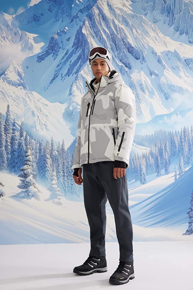 DeFactoFit Kalın Jogger Eşofman Altı Standart Fit Cepli Sporcu Beli Lastikli D6312AX24WN - 2