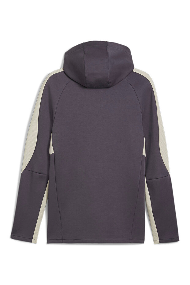 68170069 EVOSTRIPE Full-Zip Hoodie Gri Normal Düz Erkek Zip Ceket - 7