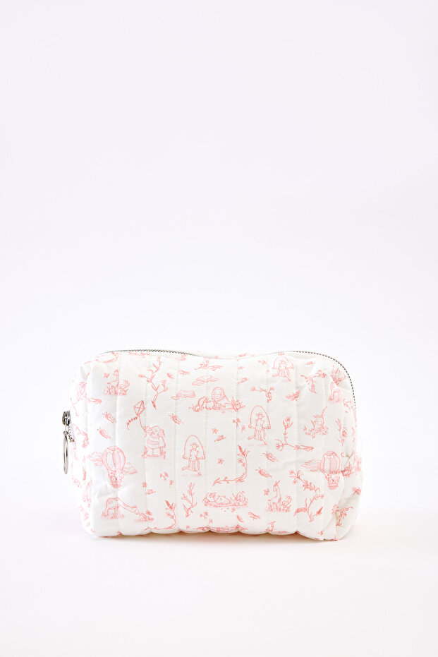 100% Cotton Baby Care Bag - Toile De Jouy / Pink