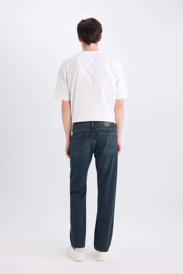 Sergio Regular Fit Normal Kalıp Normal Bel Boru Paça Jean Pantolon E5393AX25SP - 6