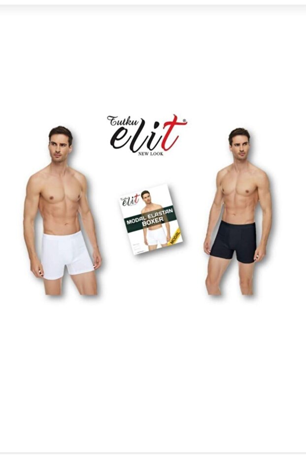 TUTKU ELİT 1251 ERKEK MODAL ELASTAN BOXER 12 ADET - 1