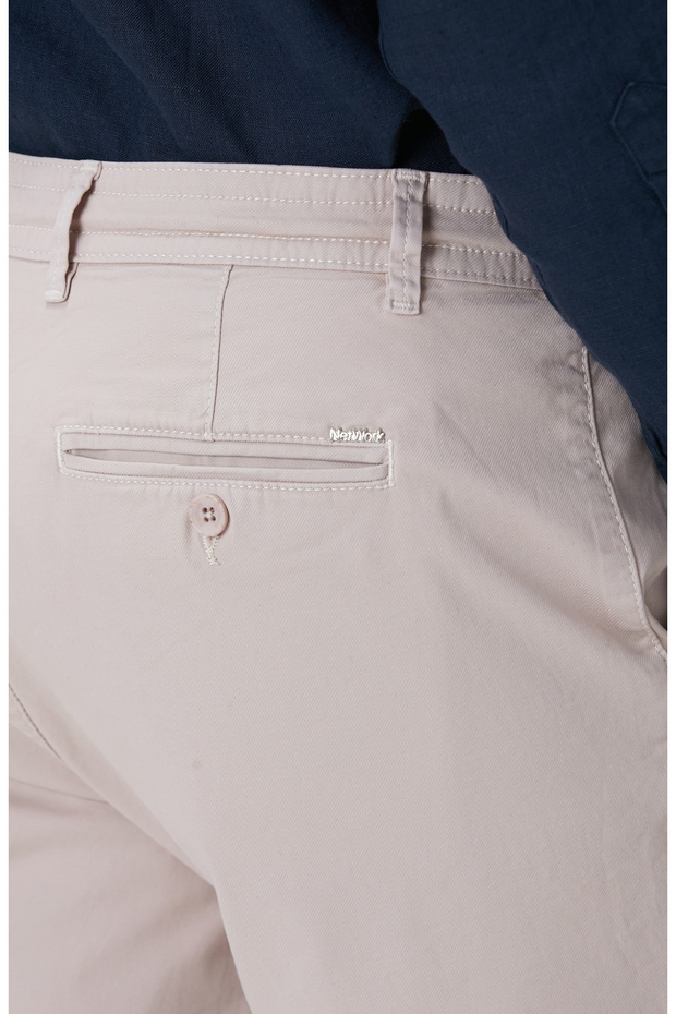 Pembe Chino Şort - 5