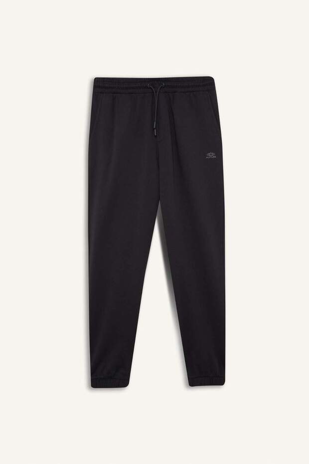 Regular Fit Eşofman Altı Cepli Basic Düz Beli Bağcıklı Lastikli Paça D4416AX25SP - 7