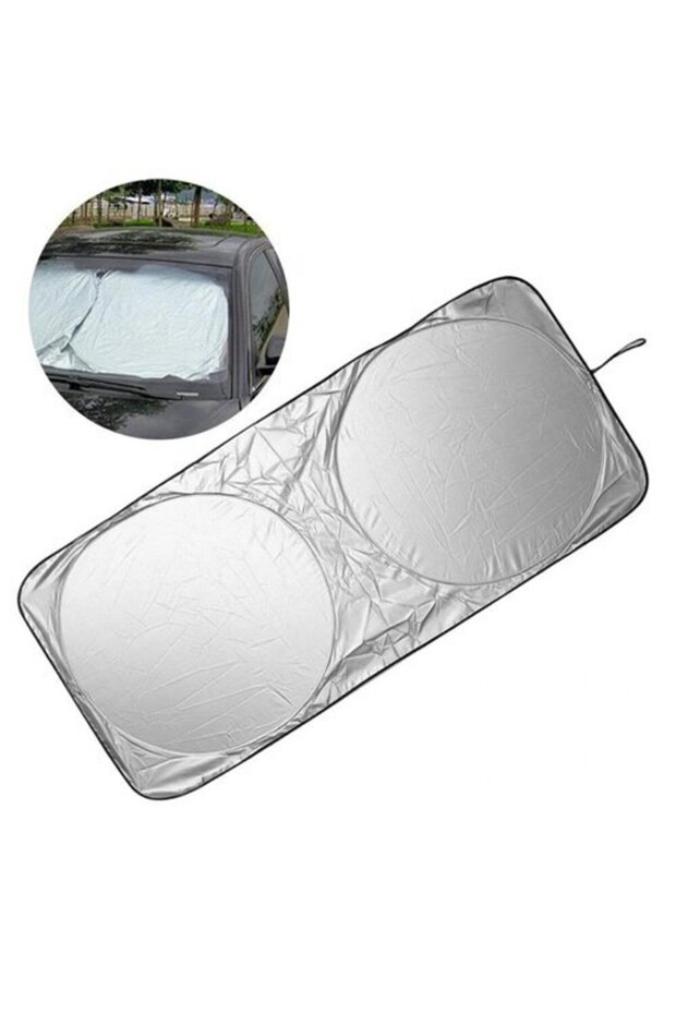 مظلة شمسية للسيارة قابلة للطي على الزجاج الأمامي - 3
