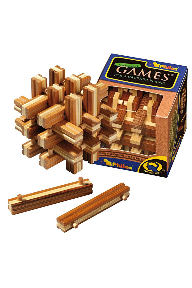 Puzzle Lock Up 3D, Bambus - 2