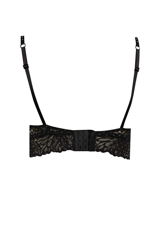 Dantelli Telli Siyah Bra D6440AX24WN - 8