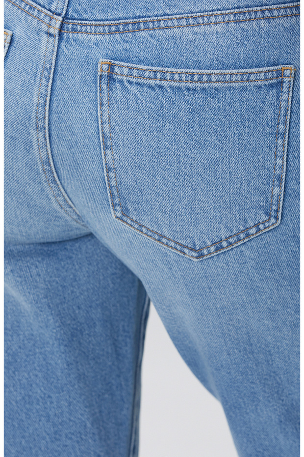 Açık İndigo Denim Pantolon - 6