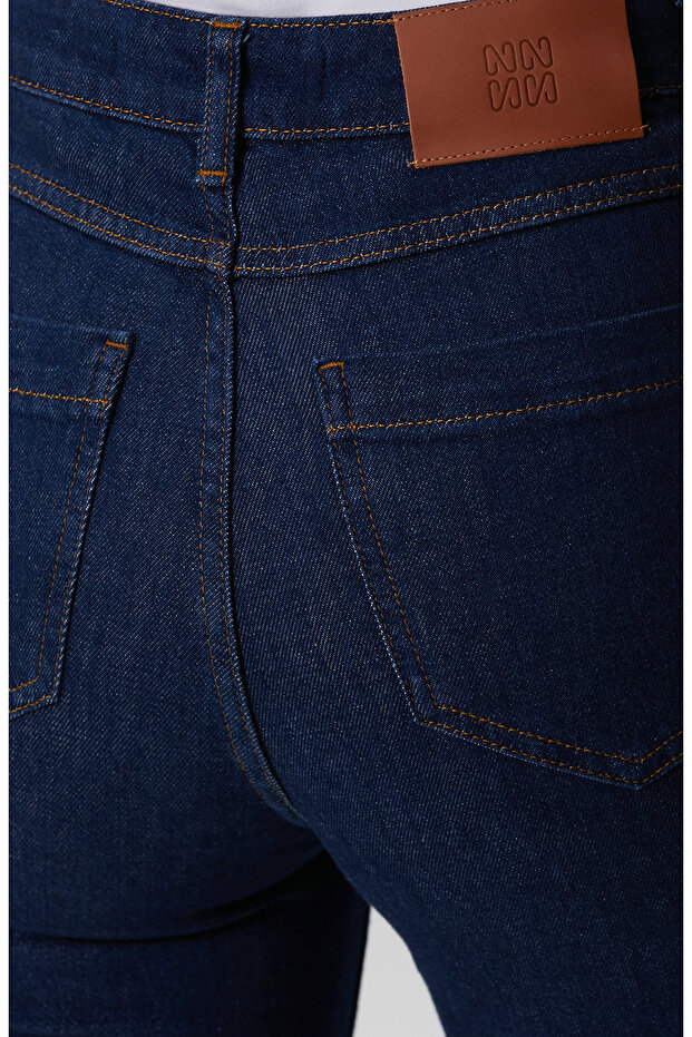 Indigo Denim Pantolon - 5
