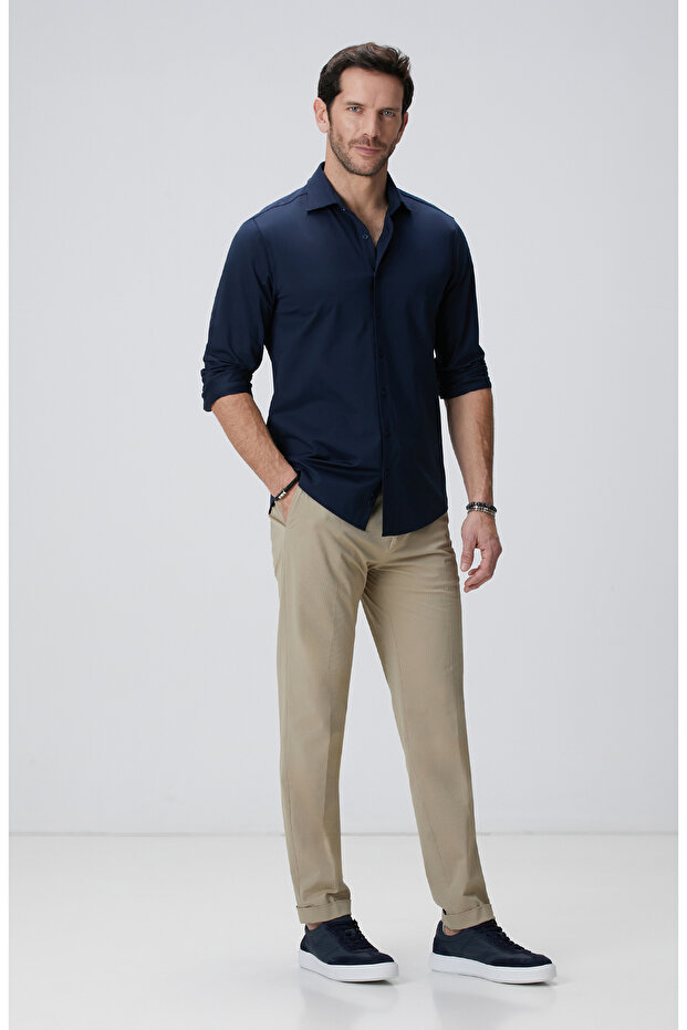 N-Tech Lacivert Gömlek - 3