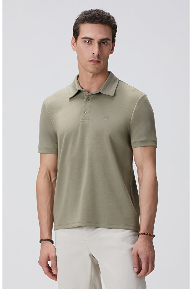 Haki Basic Modal T-shirt - 4