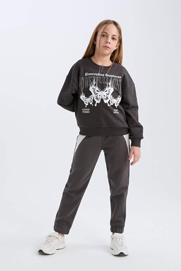 Elastic Waist Jogger Sweatpants for Girls D3841A824Wn