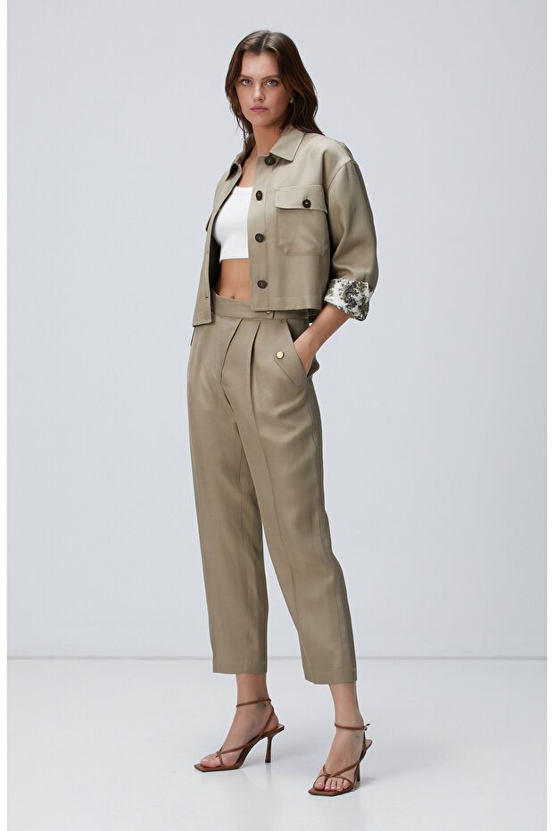 Açık Haki Ceket - 3